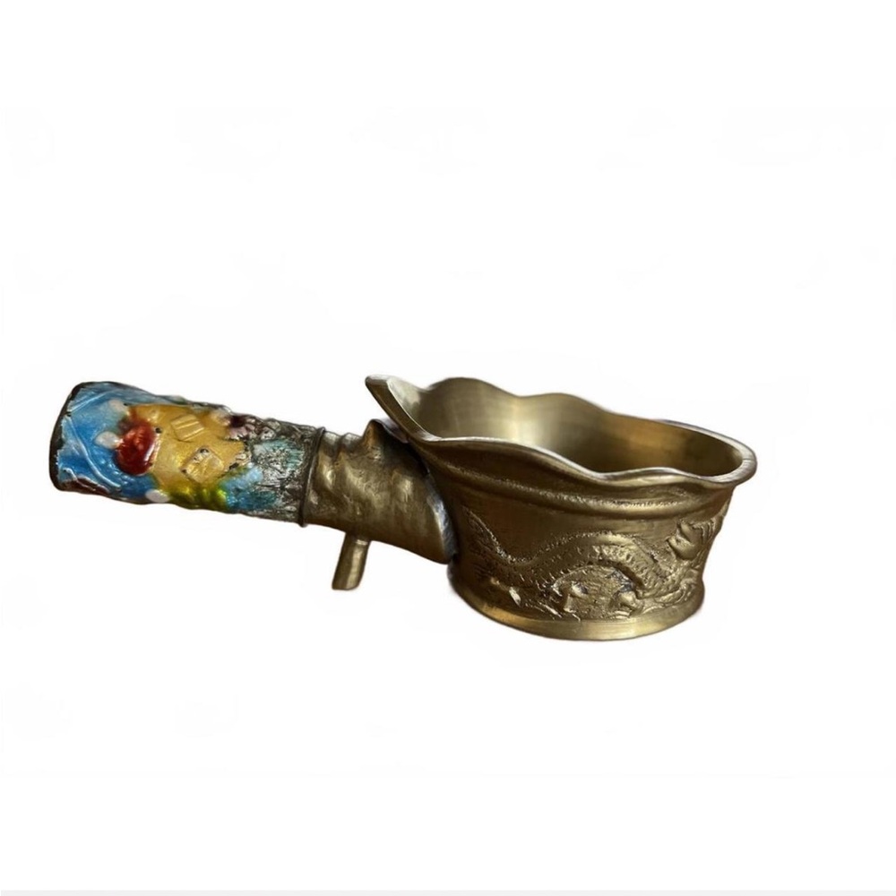 Antique Chinese Brass Silk Iron